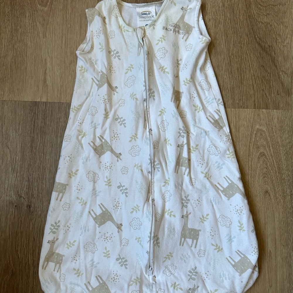 Halo small White and Tan Infant Sleepsack